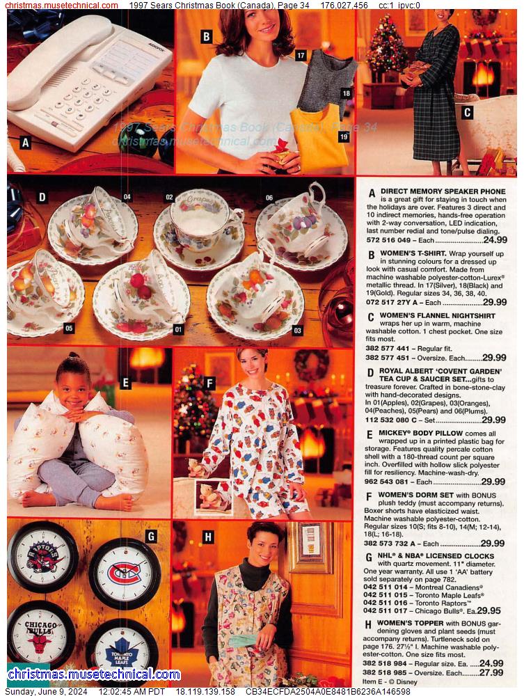 1997 Sears Christmas Book (Canada), Page 34