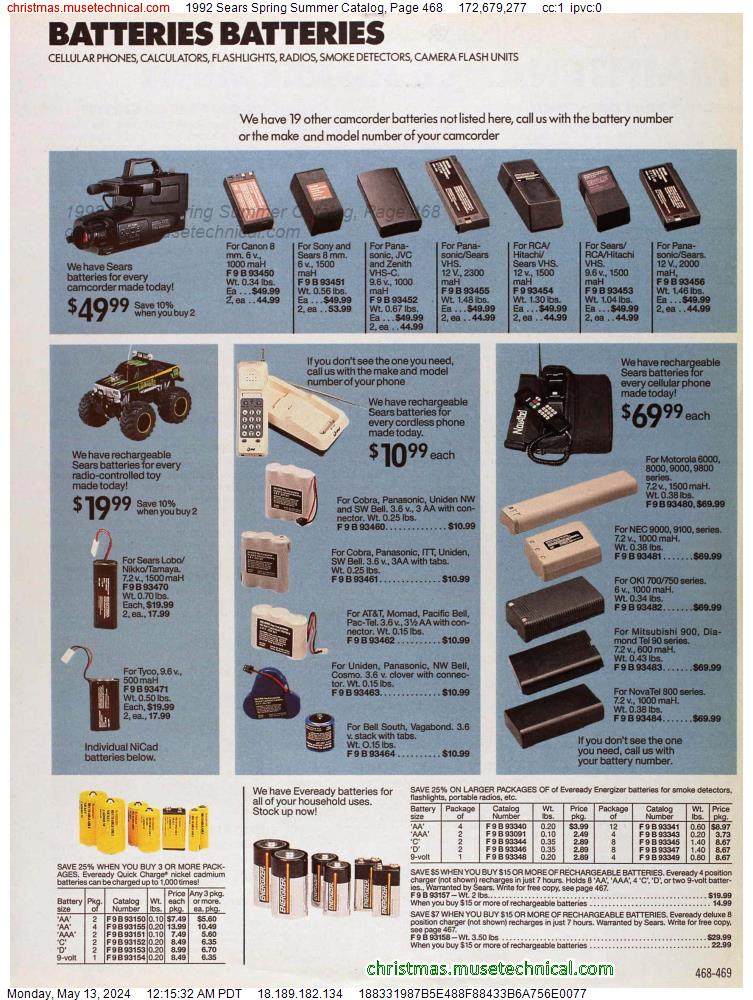 1992 Sears Spring Summer Catalog, Page 468