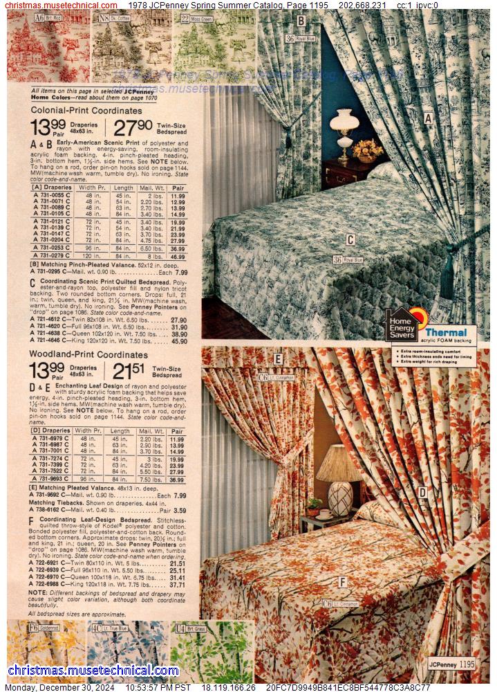 1978 JCPenney Spring Summer Catalog, Page 1195