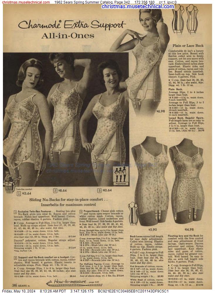 1962 Sears Spring Summer Catalog, Page 342