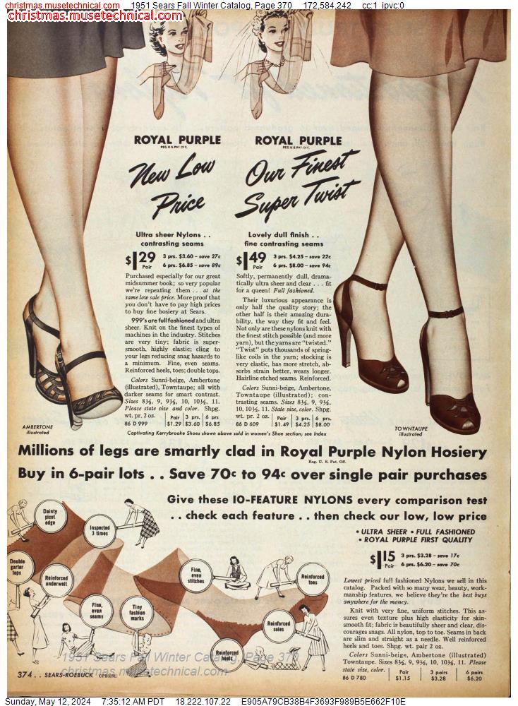 1951 Sears Fall Winter Catalog, Page 370