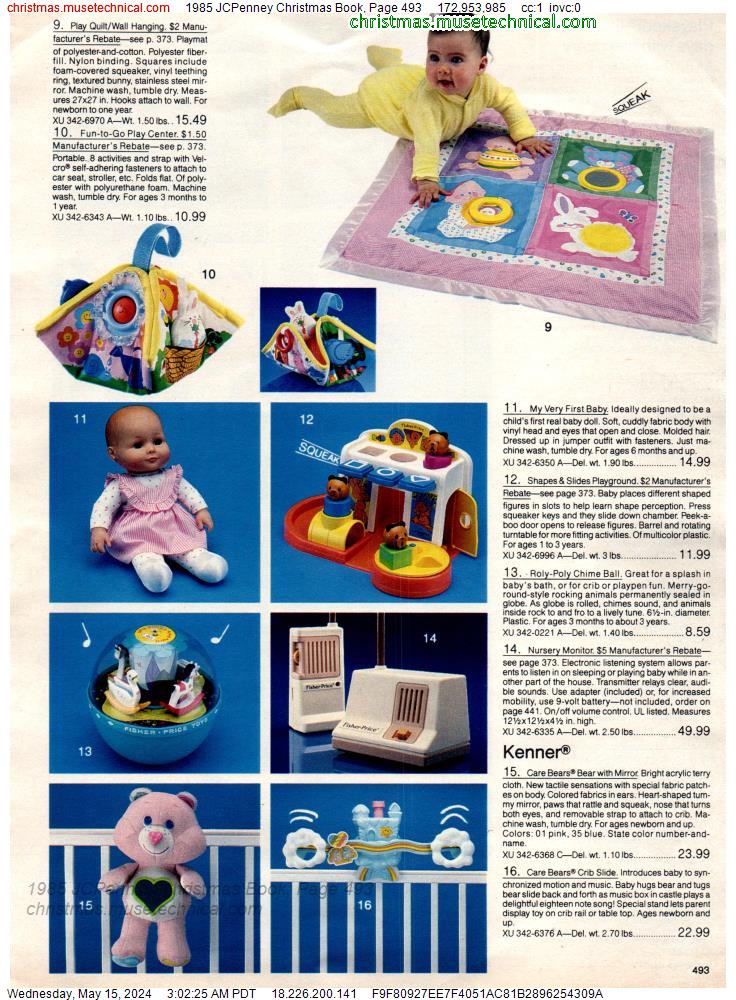1985 JCPenney Christmas Book, Page 493