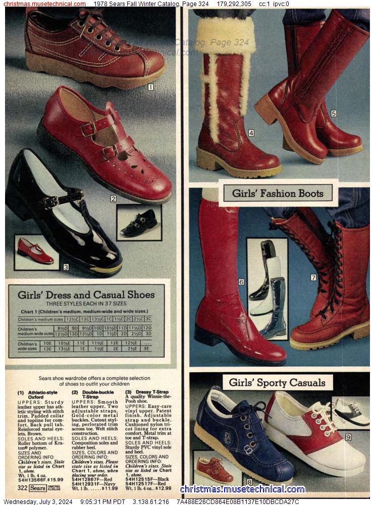 1978 Sears Fall Winter Catalog, Page 324