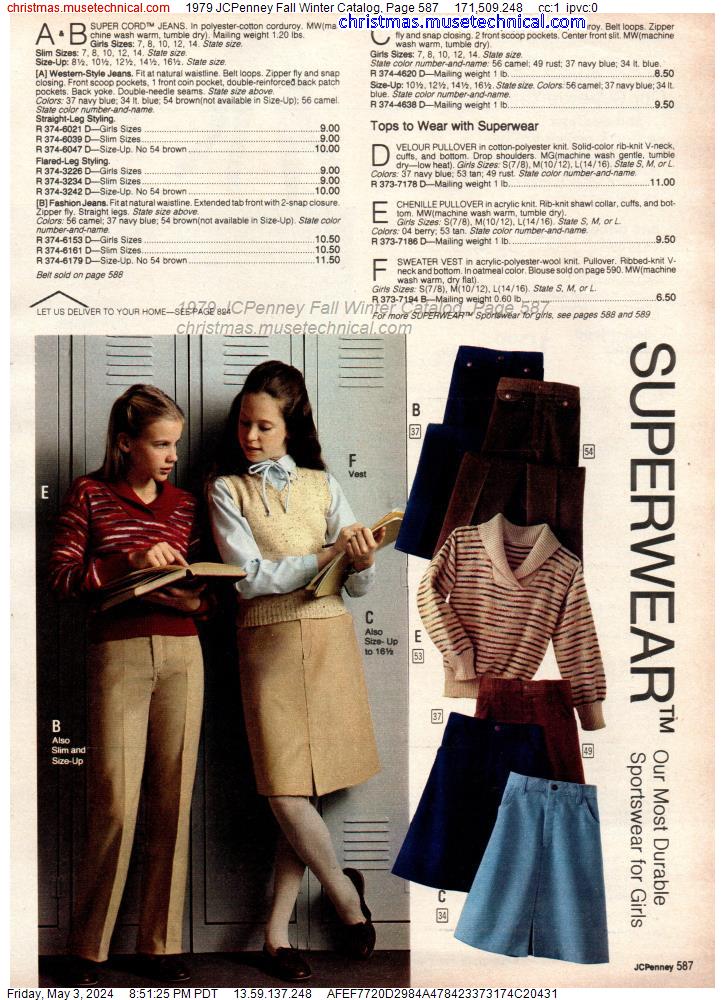 1979 JCPenney Fall Winter Catalog, Page 587
