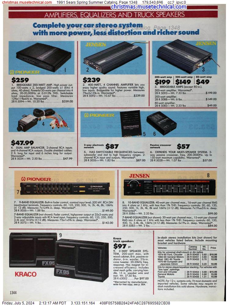 1991 Sears Spring Summer Catalog, Page 1348