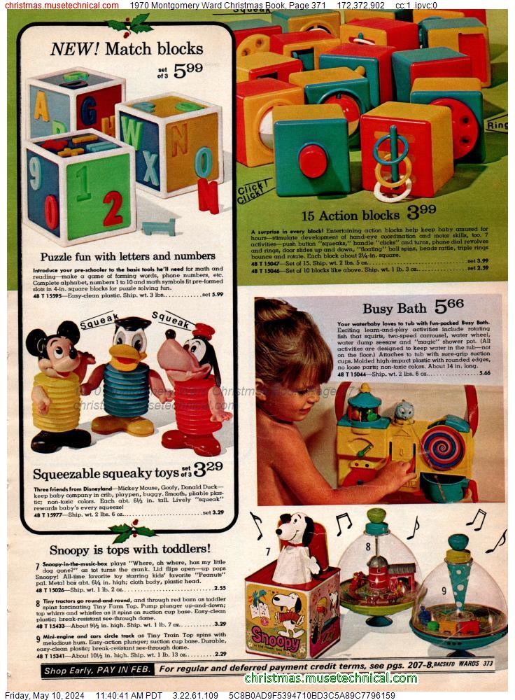 1970 Montgomery Ward Christmas Book, Page 371