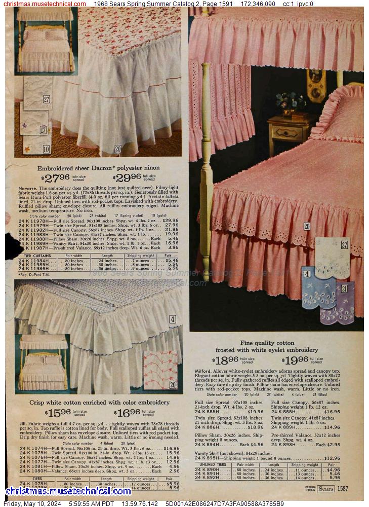 1968 Sears Spring Summer Catalog 2, Page 1591