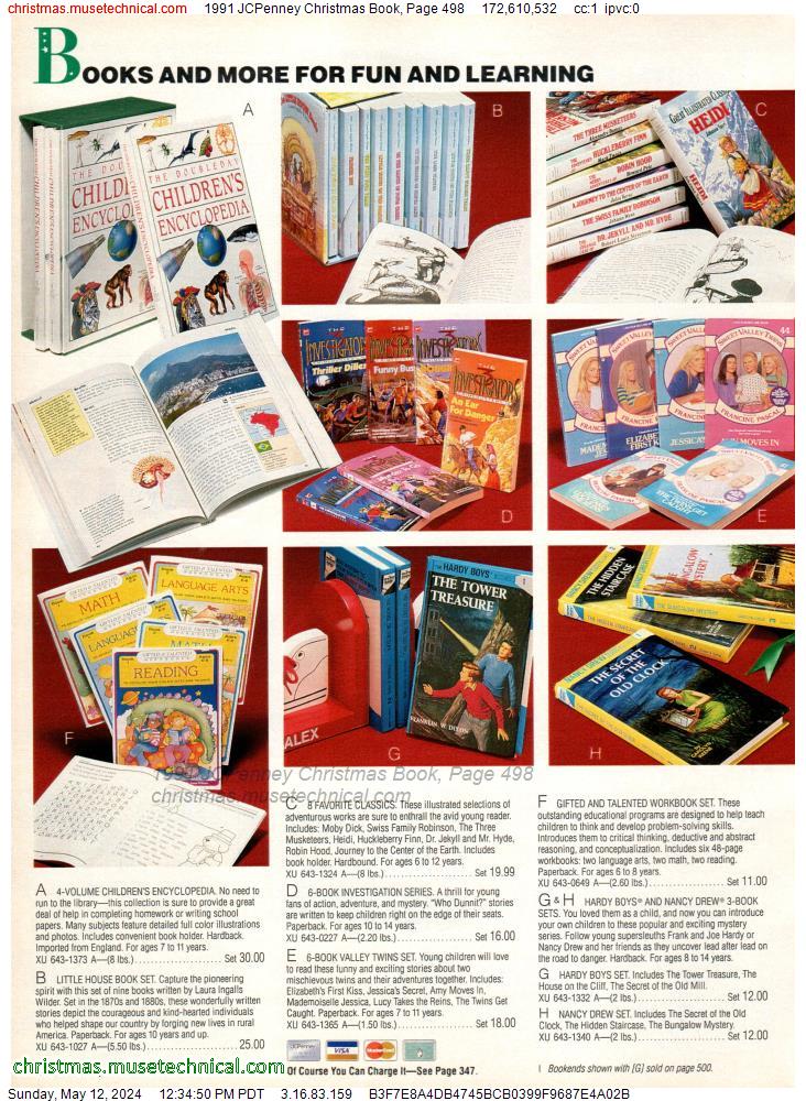 1991 JCPenney Christmas Book, Page 498