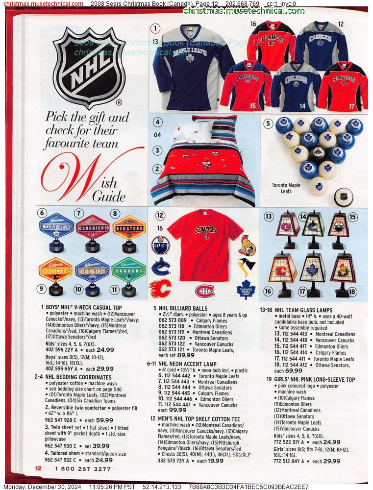 2008 Sears Christmas Book (Canada), Page 12