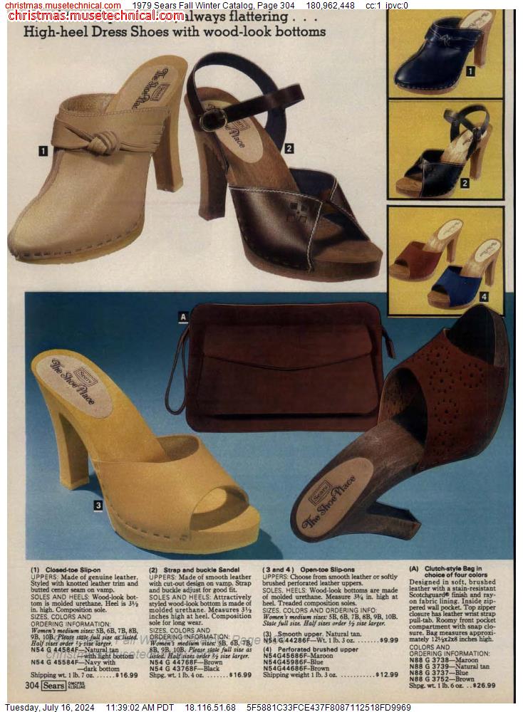 1979 Sears Fall Winter Catalog, Page 304
