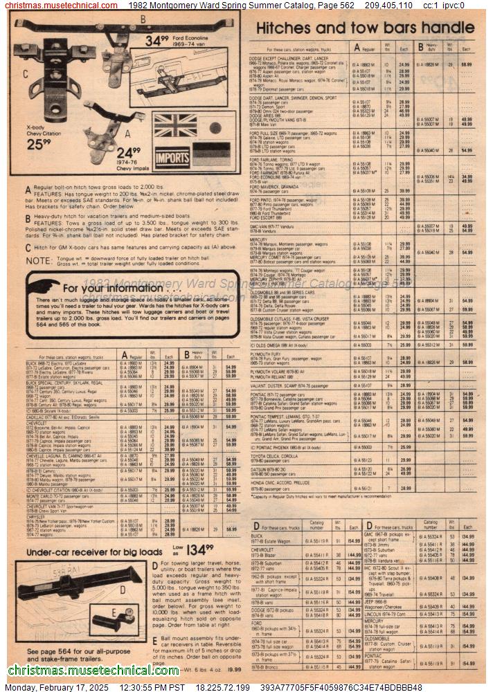 1982 Montgomery Ward Spring Summer Catalog, Page 562