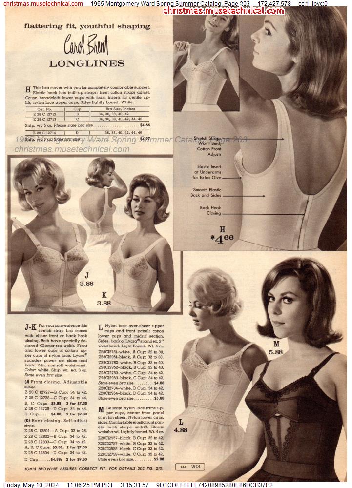 1965 Montgomery Ward Spring Summer Catalog, Page 203