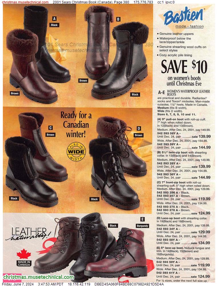 2001 Sears Christmas Book (Canada), Page 380