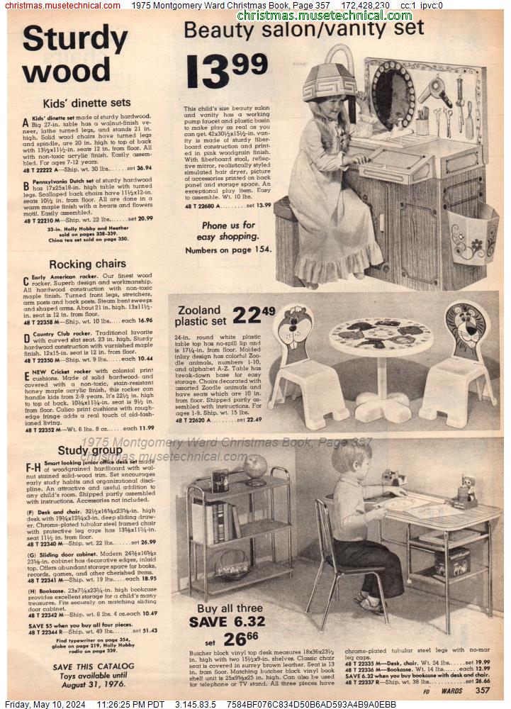 1975 Montgomery Ward Christmas Book, Page 357