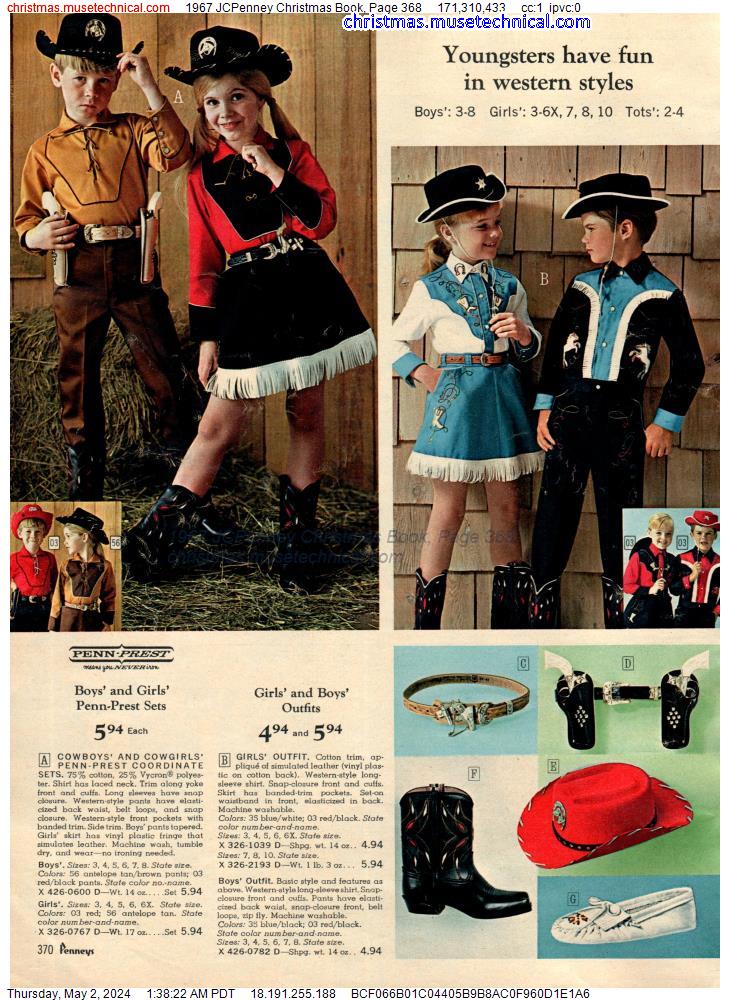 1967 JCPenney Christmas Book, Page 368