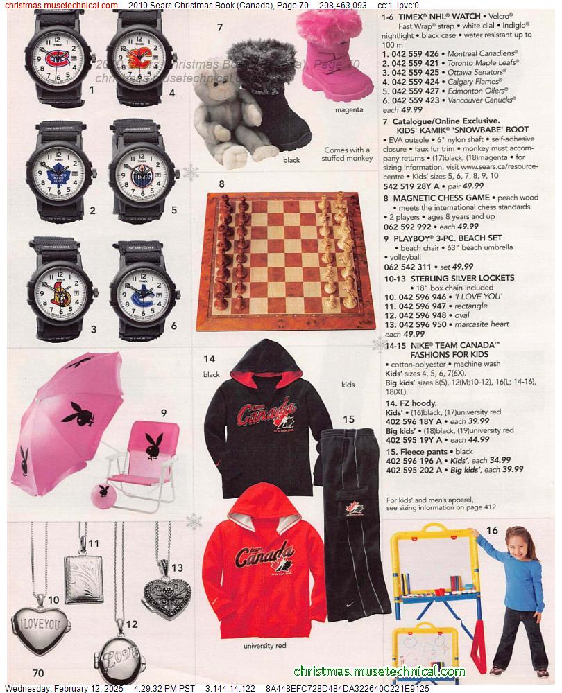 2010 Sears Christmas Book (Canada), Page 70