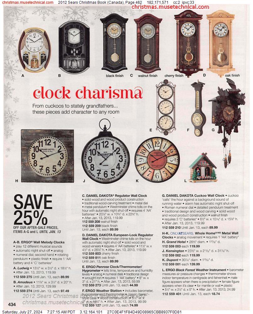 2012 Sears Christmas Book (Canada), Page 462