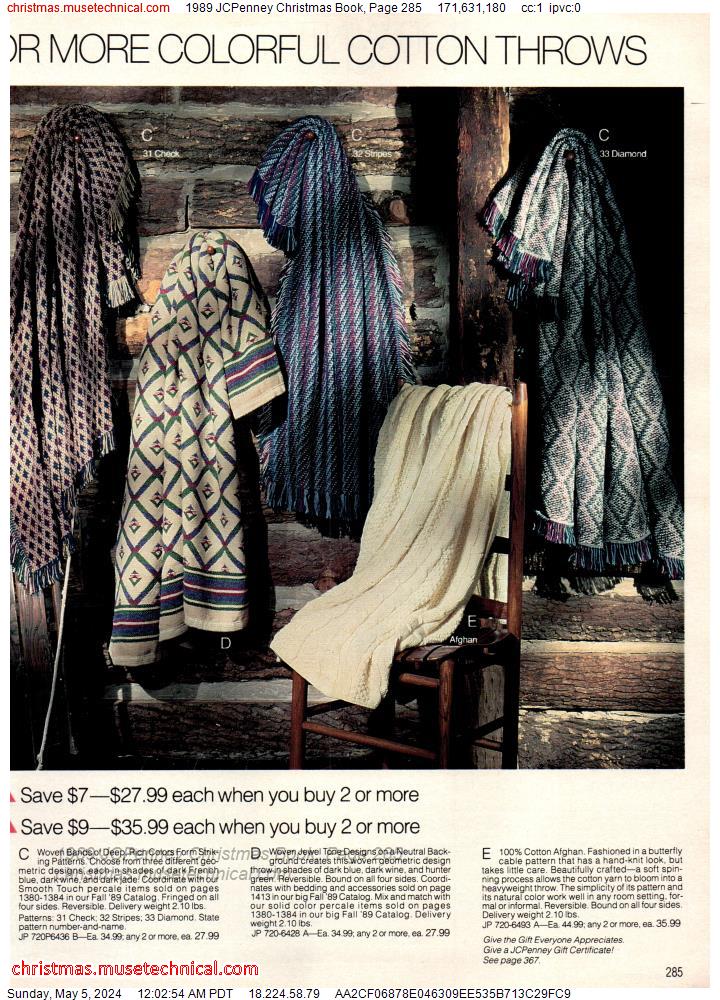 1989 JCPenney Christmas Book, Page 285