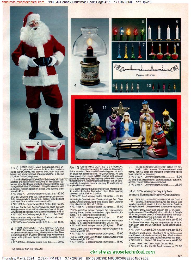 1983 JCPenney Christmas Book, Page 427
