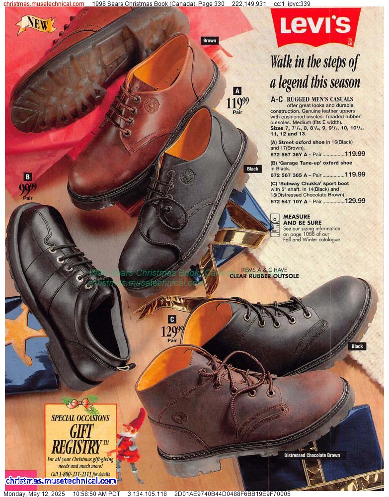1998 Sears Christmas Book (Canada), Page 330