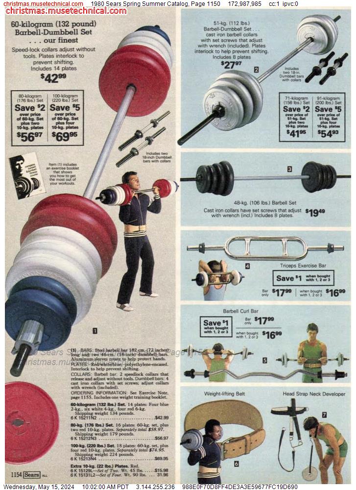 1980 Sears Spring Summer Catalog, Page 1150