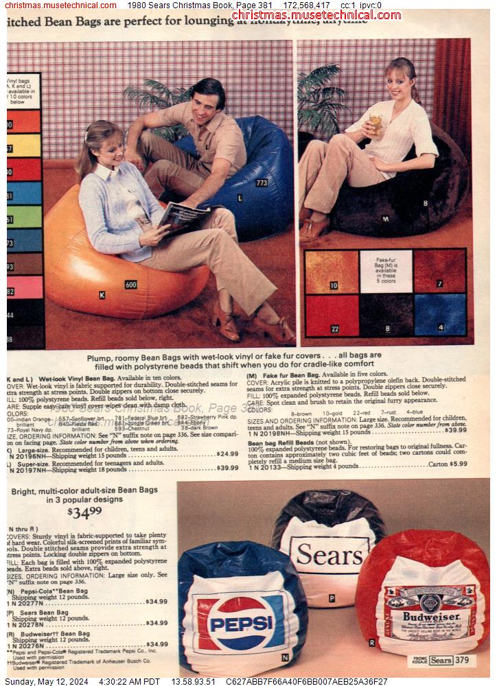 1980 Sears Christmas Book, Page 381