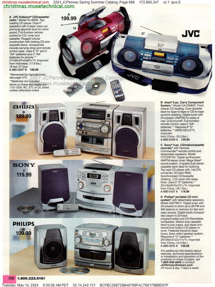 2001 JCPenney Spring Summer Catalog, Page 696