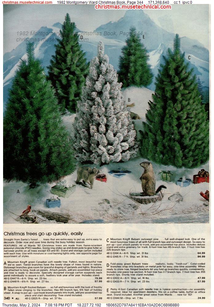1982 Montgomery Ward Christmas Book, Page 344