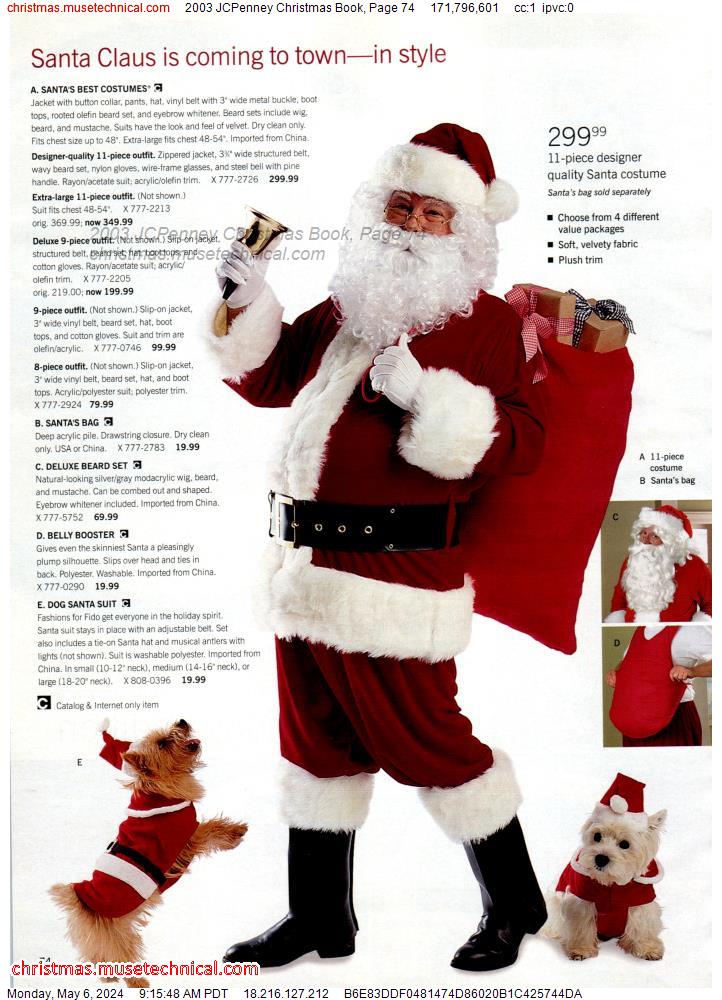 2003 JCPenney Christmas Book, Page 74
