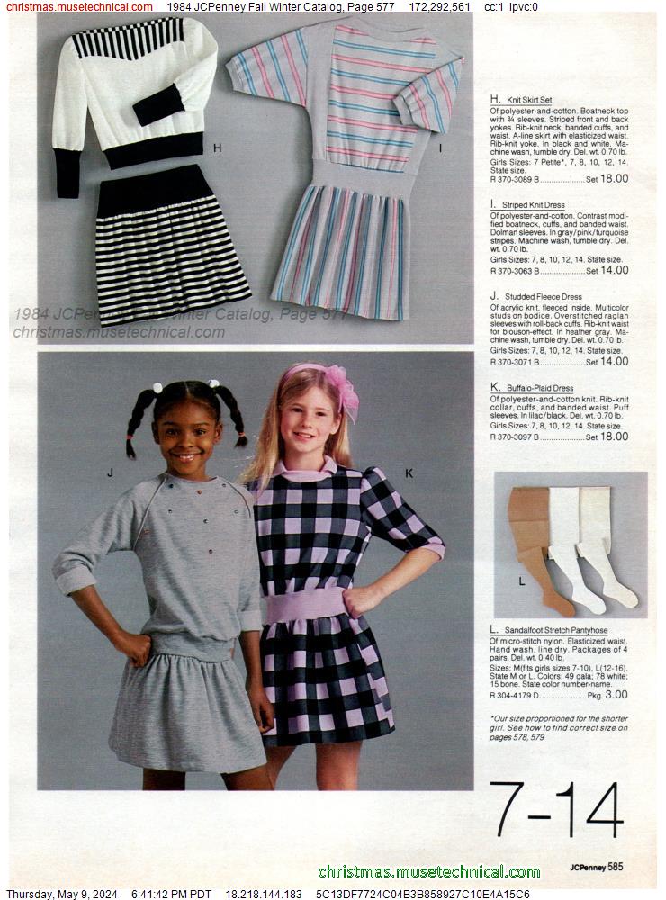 1984 JCPenney Fall Winter Catalog, Page 577