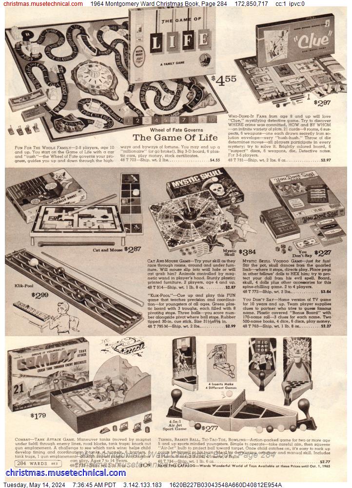 1964 Montgomery Ward Christmas Book, Page 284