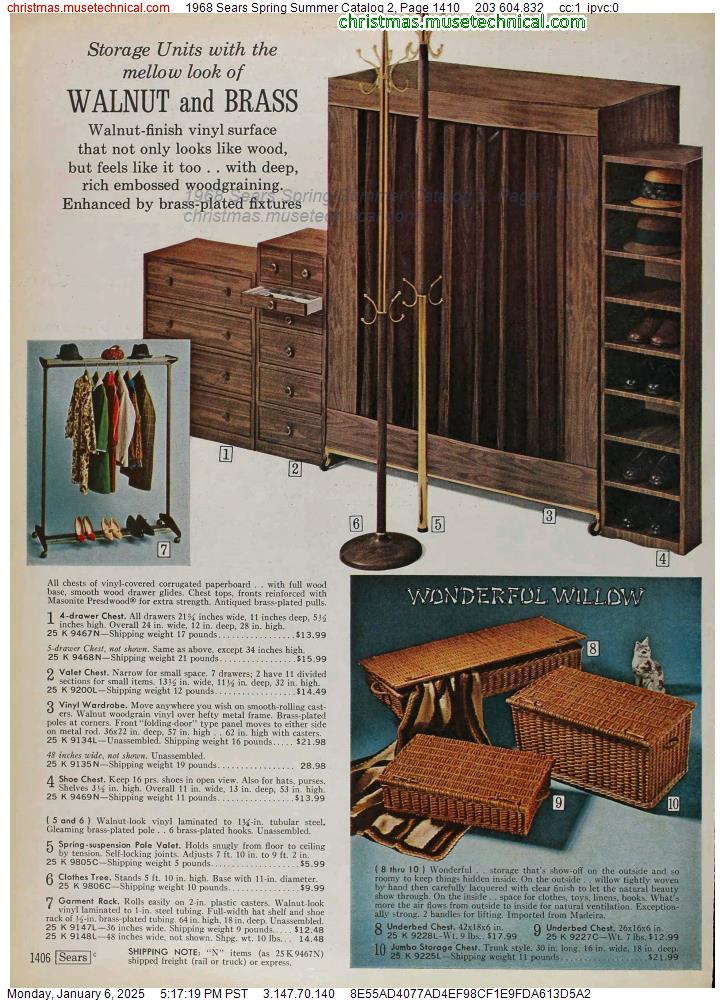 1968 Sears Spring Summer Catalog 2, Page 1410