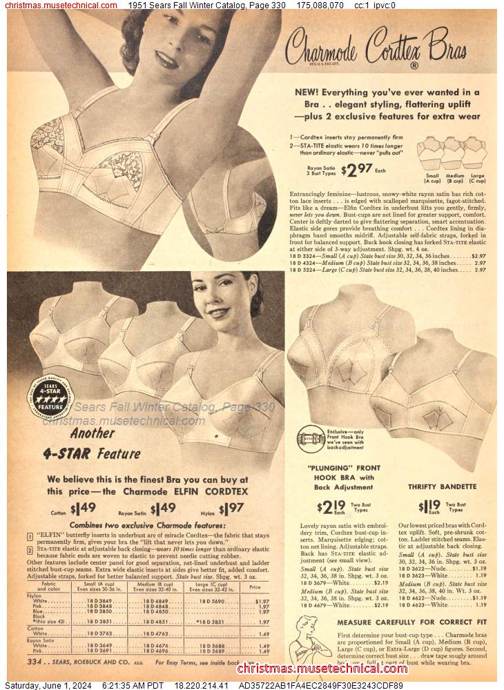 1951 Sears Fall Winter Catalog, Page 330