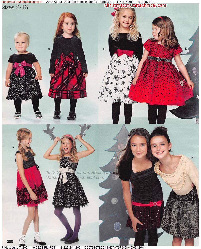 2012 Sears Christmas Book (Canada), Page 312