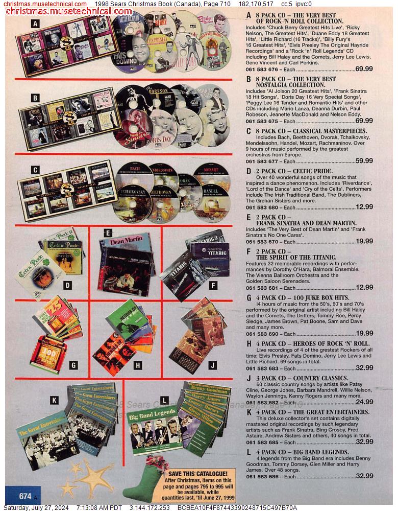 1998 Sears Christmas Book (Canada), Page 710