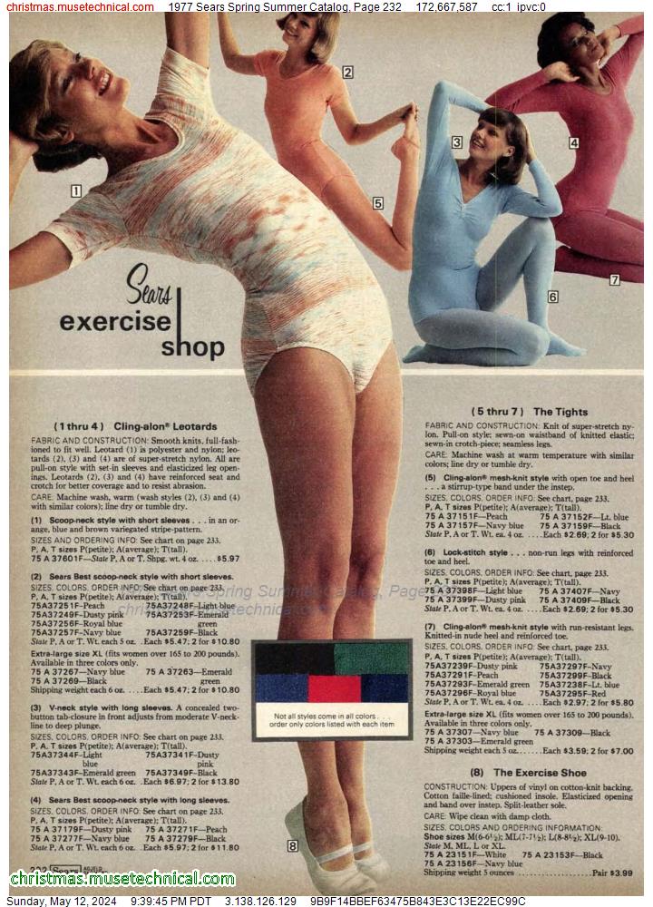 1977 Sears Spring Summer Catalog, Page 232
