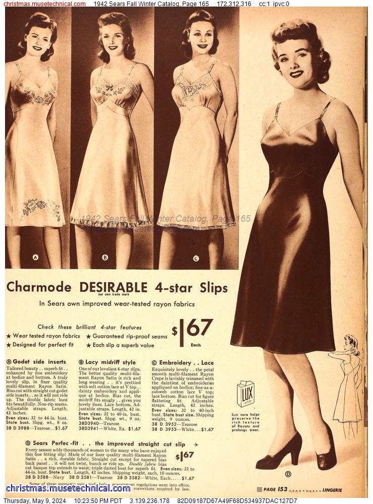 1942 Sears Fall Winter Catalog, Page 165