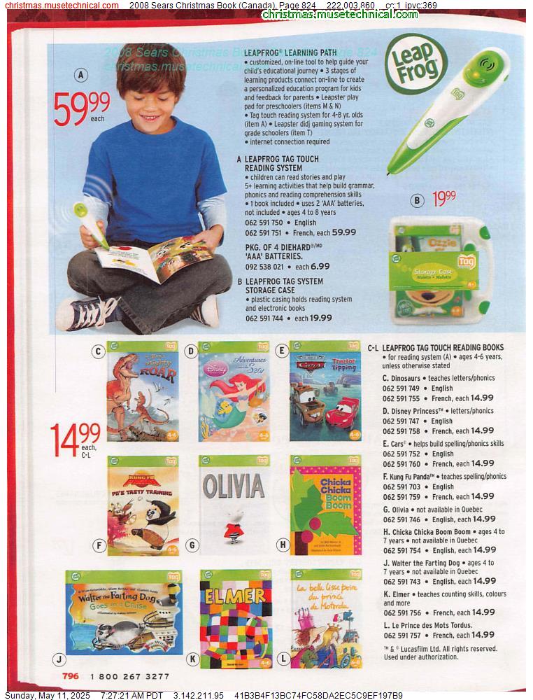 2008 Sears Christmas Book (Canada), Page 824