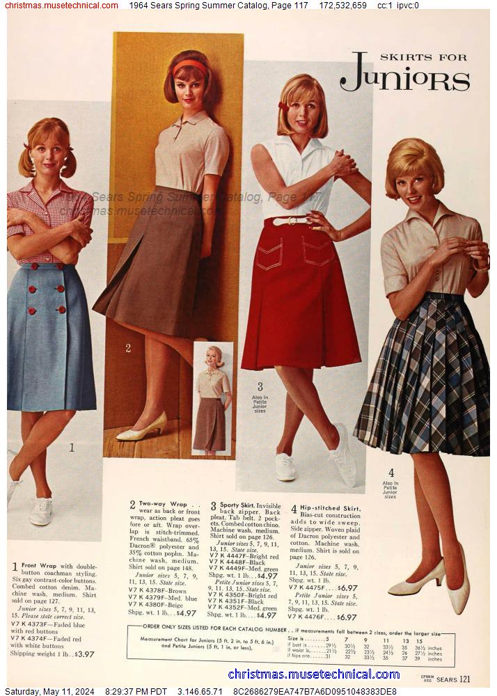 1964 Sears Spring Summer Catalog, Page 117