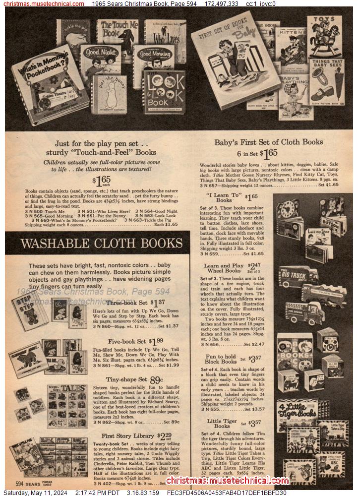 1965 Sears Christmas Book, Page 594