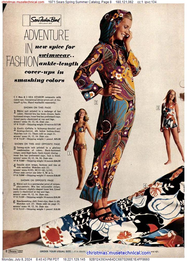 1971 Sears Spring Summer Catalog, Page 8