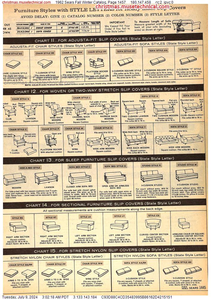 1962 Sears Fall Winter Catalog, Page 1457