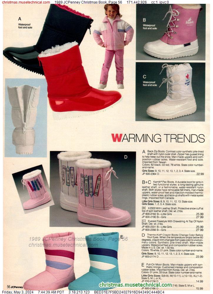 1989 JCPenney Christmas Book, Page 56