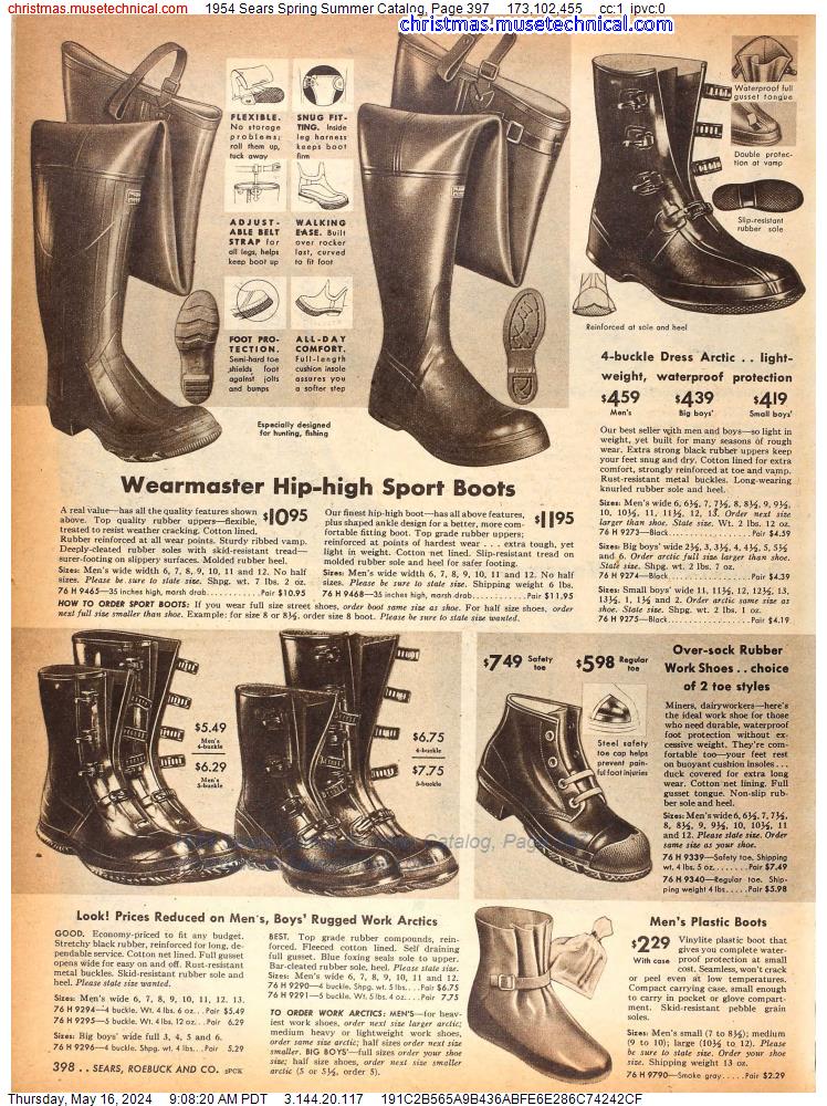 1954 Sears Spring Summer Catalog, Page 397