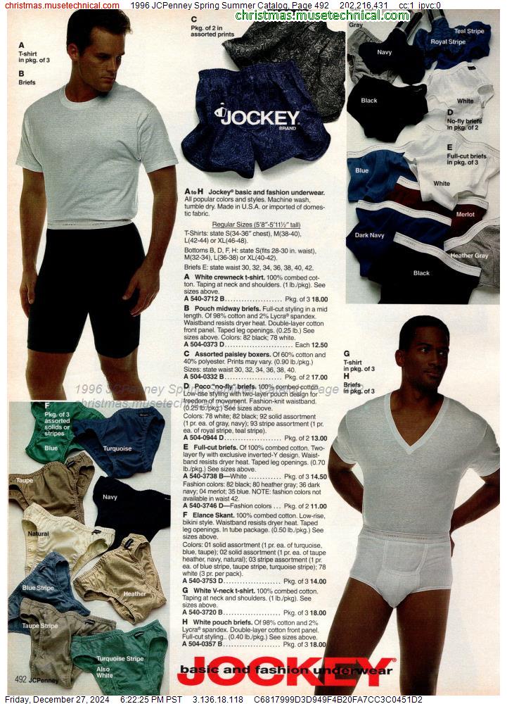 1996 JCPenney Spring Summer Catalog, Page 492