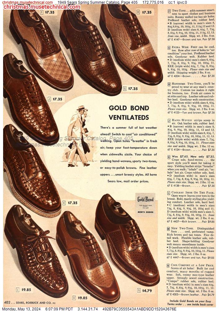 1949 Sears Spring Summer Catalog, Page 405