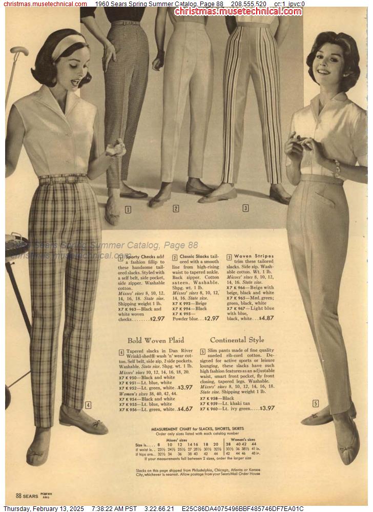 1960 Sears Spring Summer Catalog, Page 88