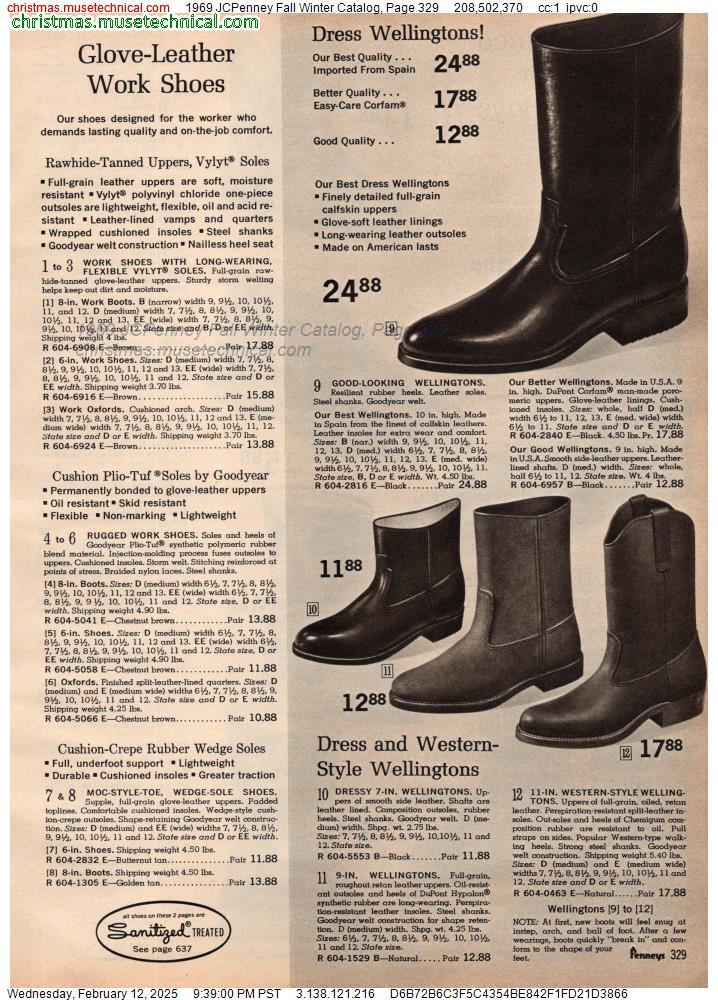 1969 JCPenney Fall Winter Catalog, Page 329