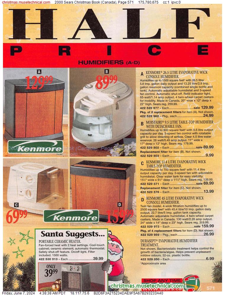 2000 Sears Christmas Book (Canada), Page 571