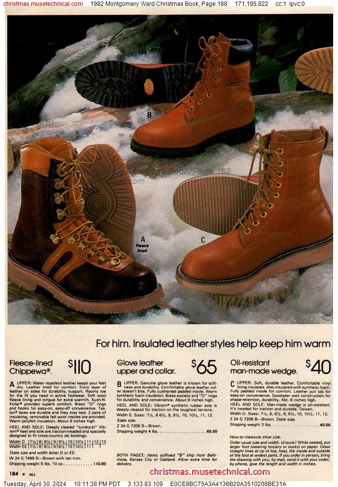 1982 Montgomery Ward Christmas Book, Page 188